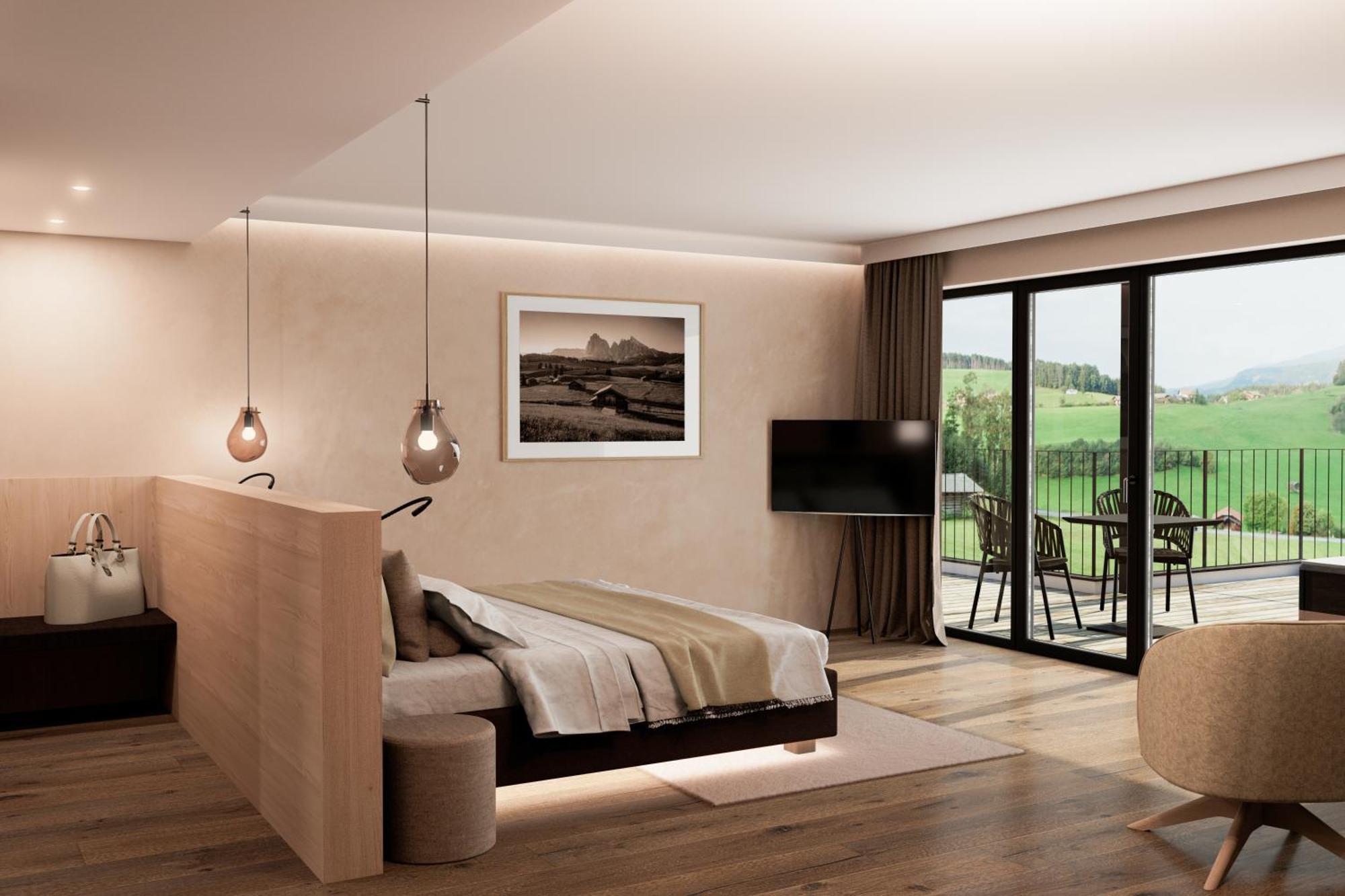 Hotel Alpenflora カステルロット 部屋 写真