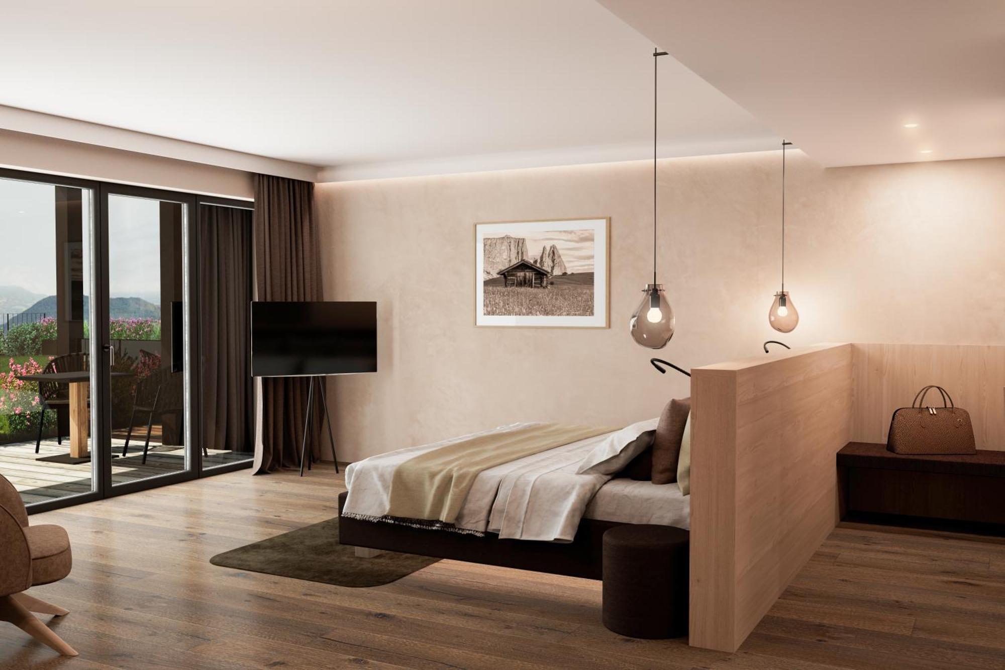 Hotel Alpenflora カステルロット 部屋 写真