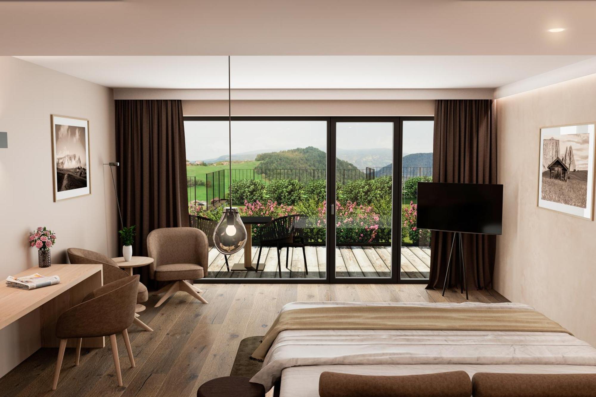 Hotel Alpenflora カステルロット 部屋 写真